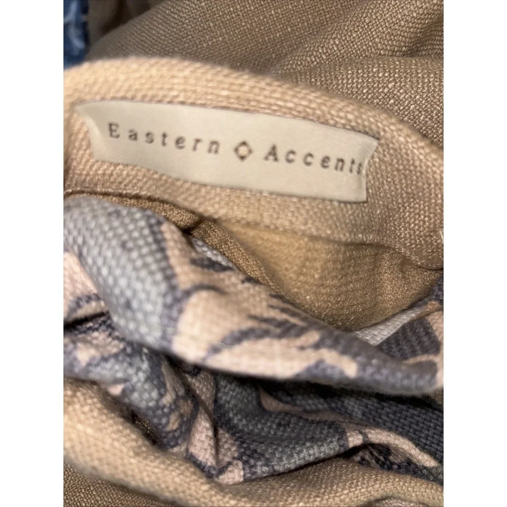 Eastern Accents King Duvet bed Cover blanket quilt Linen comforter Luxury 100x92
